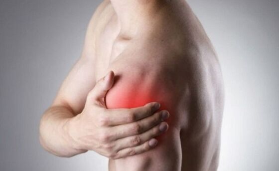 Sol kürek kemiğinin altında sırt ağrısının bir nedeni olarak glenohumeral artrit
